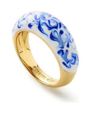 Ana Luisa Wrenley Marble Ring - Blue