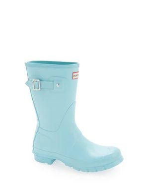 HUNTER Original Short Waterproof Rain Boot - Blue