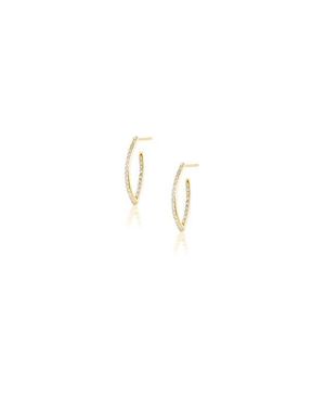 Sheryl Lowe Diamond Baby Marquis Earring - Multicolor