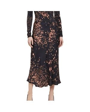 Ottod'Ame Viscose Long Skirt - Black