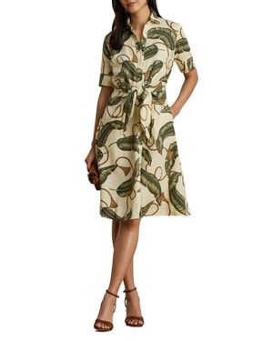 Ralph Lauren Short Sleeve Shirtdress - Yellow