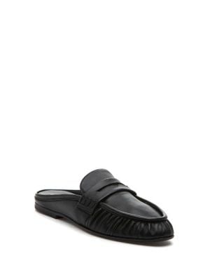 275 Central Vivien Penny Loafer Mule - Black