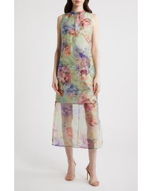sachin and babi light blue dress Vince Camuto Floral Dresses for Women main image 0