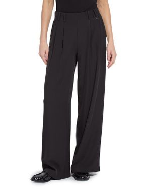 Lyssé Darcy Pleated Wide Leg Pants - Black