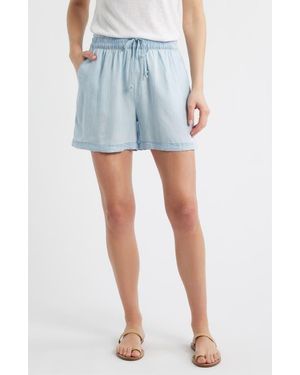 Beach Lunch Lounge Tiney Pull-On Shorts - Blue