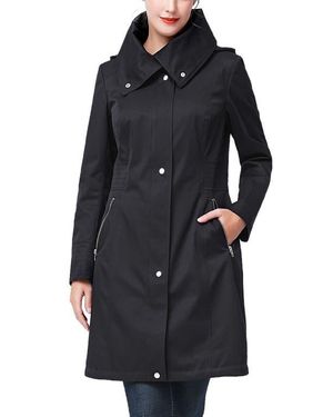 Kimi + Kai Alys Water Resistant Hooded Anorak Coat - Black