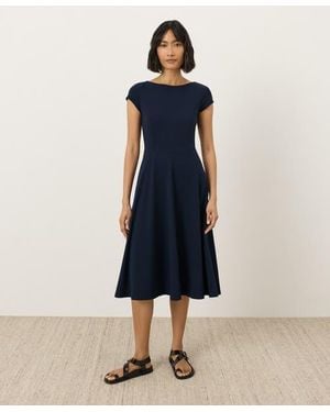 Pact Fit & Flare Ballet Dress Made With Organic Cotton - Blue