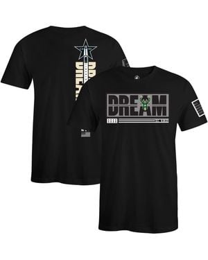 FISLL X History Collection Milwaukee Bucks T-Shirt - Black