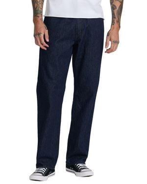 RVCA True Fit Straight Leg Jeans - Blue