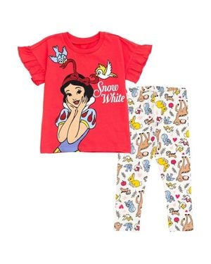 Disney Frozen Queen Elsa 2-Piece T-Shirt And Leggings Set - Red