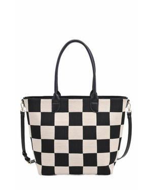 Moda Luxe Chic Bonnie Tote Bag - Black