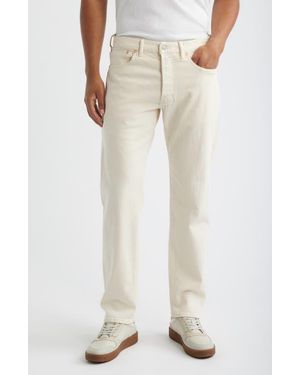 Madewell The 1991 Artisan Comfort Selvedge Straight Leg Jeans - White