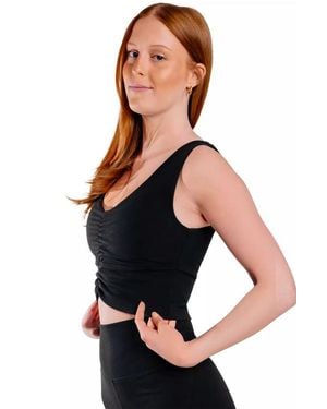 Cheeky Cherry Ruched Sports Bra - Multicolor
