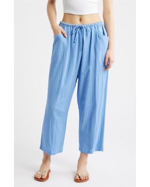 Rip Curl Vibe Surf Barrel Leg Drawstring Pants - Blue