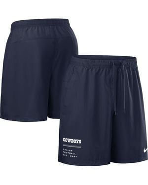 Nike Dallas Cowboys Form Dri-Fit Shorts - Blue