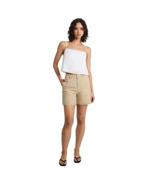 Onia Air Linen Boyfriend Short - Natural