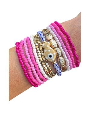 Erin McDermott Jewelry Poolside Bracelet Bundle - Pink