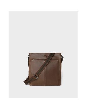 Osprey The Compass Leather Crossbody Bag - Brown