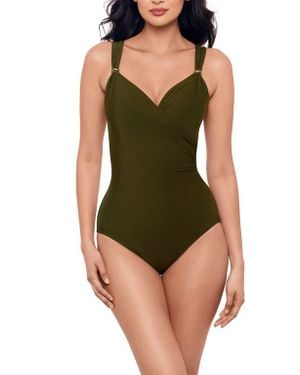 Miraclesuit Razzle Dazzle Siren One-Piece Swimsuit - Green