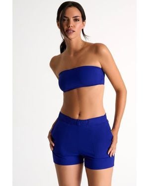 Shan Lycra Shorts - Blue