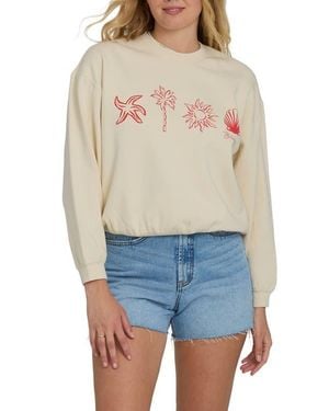 Billabong Treasure Cay Graphic Sweatshirt - Blue