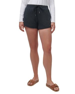 Travis Mathew Cloud Drawstring Fleece Shorts - Blue