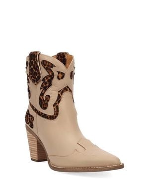 Dingo Run Wild Animal Print Western Boot - Brown