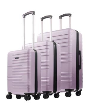 American Dreamliner 3-Piece Hardside Luggage Set 22.5, 26.5, 30 - Purple