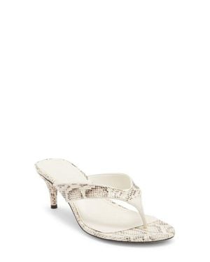 Sam Edelman Amie Kitten Heel Flip Flop - White