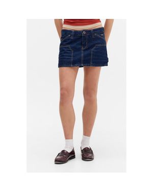 BDG Carpenter Denim Miniskirt - Blue