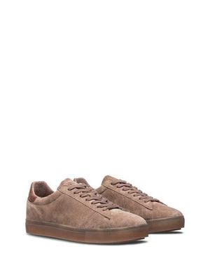 CLAE Bradley Low Top Leather Sneaker - Brown