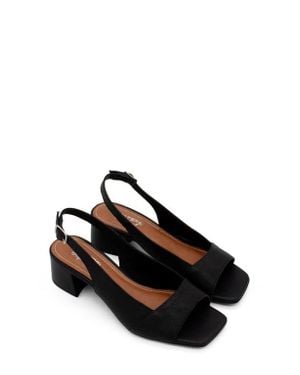 BOTTER Square Toe Slingback Sandal - Black