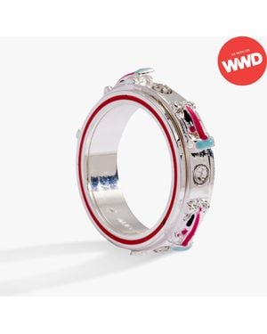ALEX AND ANI Hot Wheels Racecar Fidget Ring - Pink