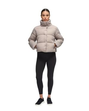Ingrid & Isabel Short Maternity Puffer Jacket - Natural