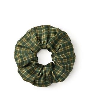 OLAH Grevelyn Silk Scrunchie - Green