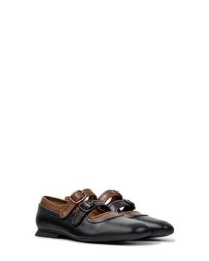 Camper Casi Myra Mary Jane Flat - Black