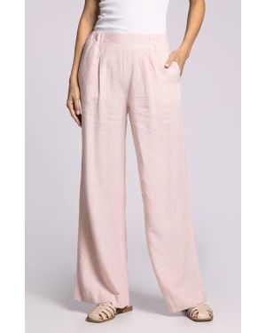 Thread & Supply Anastasia Linen Blend Wide Leg Pants - Pink