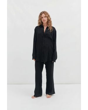 Desmond & Dempsey Lounge Pajama Trouser - Blue