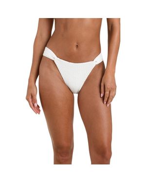 Sunshine 79 Flora Flair French Cut Bikini Bottoms - Brown