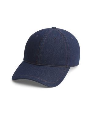 Rag & Bone Harlow Twill Baseball Cap - Blue