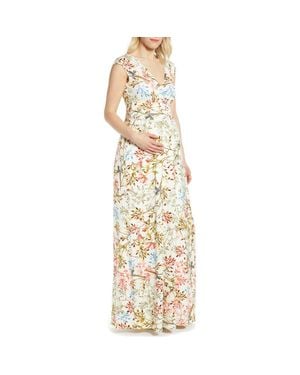 Tiffany Rose Maternity Alana Maternity Maxi Dress - Metallic