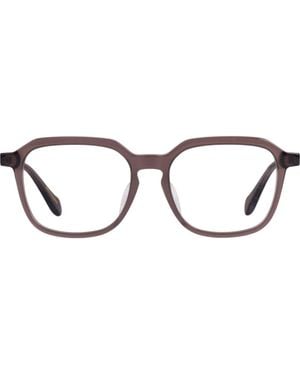 Mohala Eyewear Hau Oli 53Mm Low Bridge Square Optical Glasses - Brown
