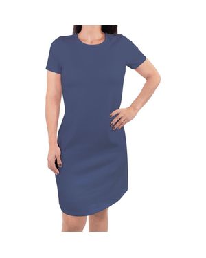 Touched By Nature T-Shirt Dress - Blue
