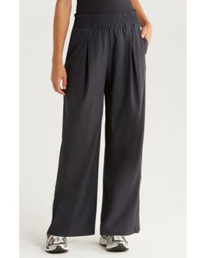 Zella Atlas Wide Leg Pants - Black