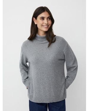 Masai Mafaricka Long Sleeve Roll Neck Sweater - Gray