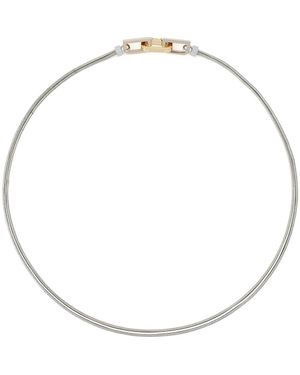 AllSaints Hex Link Multilayer Necklace - Metallic