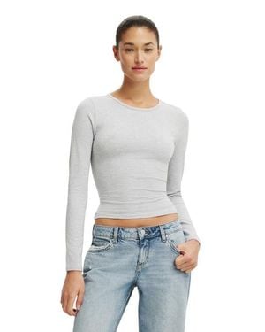 Cotton On Everyday Smooth Long Sleeve - White