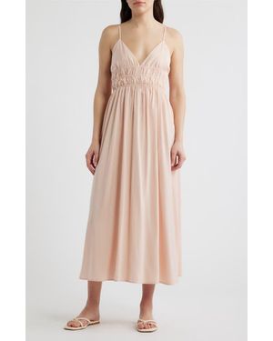 DELUC Leros Strappy Maxi Dress - Natural