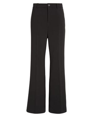 Ralph Lauren City Crepe Straight Leg Pants - Black