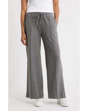 City Blues Seamed Drawstring Lounge Pants - Gray